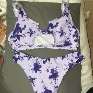 Purple bathing suit Large